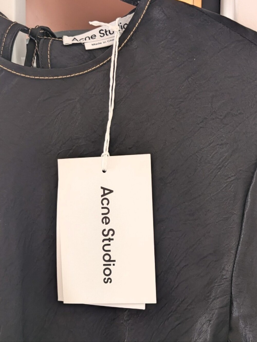 Acne Studios Black Midi Dress - Picture 5 of 5